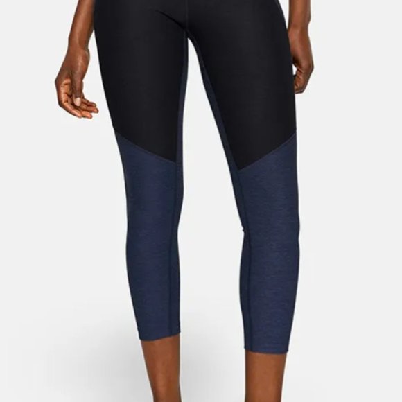 Outdoor Voices Pants - Outdoor Voices Warmup 3/4 Legging Navy/Charcoal Size XS